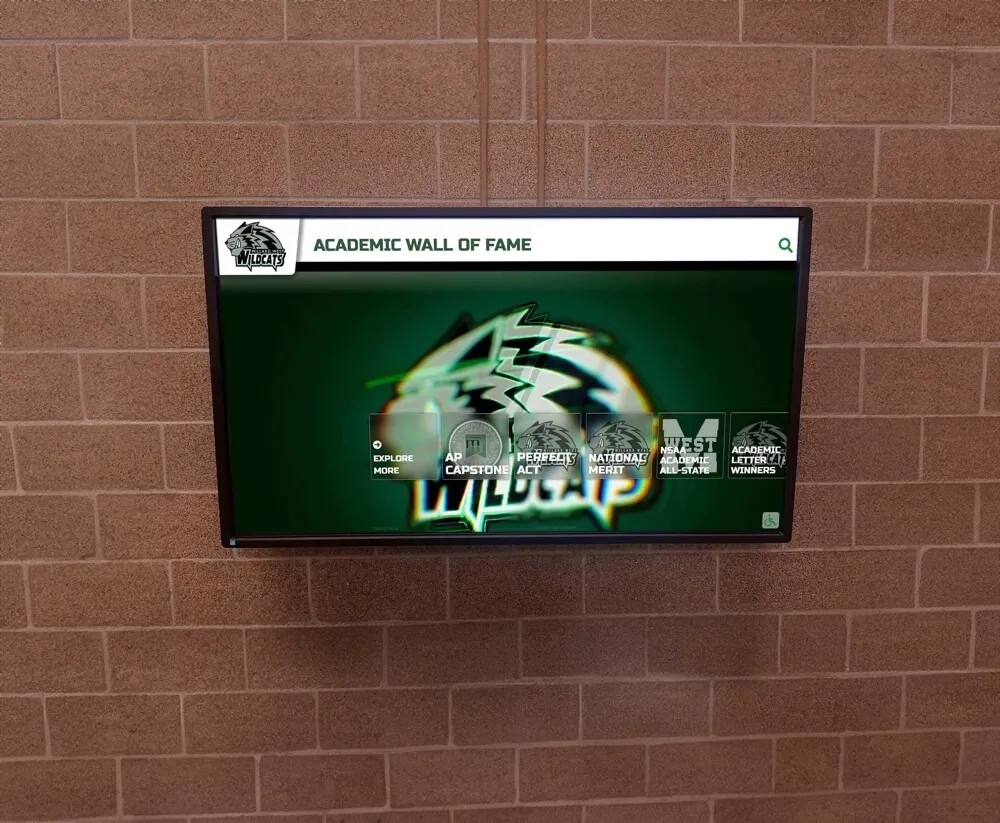 Interactive Digital Hall of Fame: Transforming School Recognition Displays