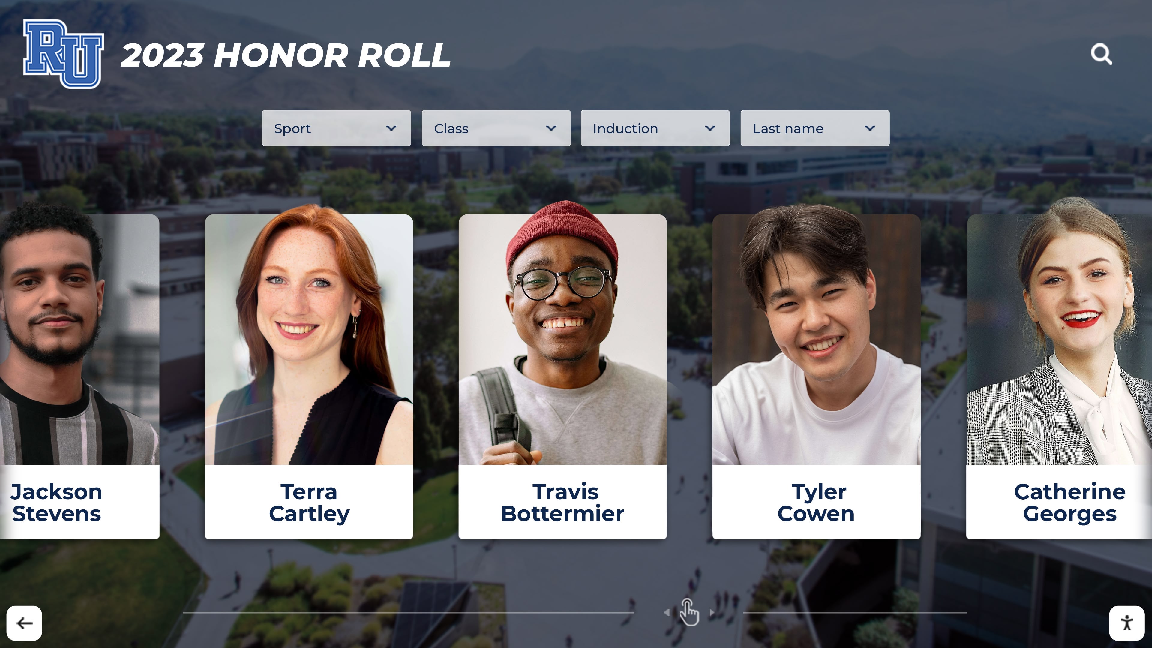 Academic honors recognition